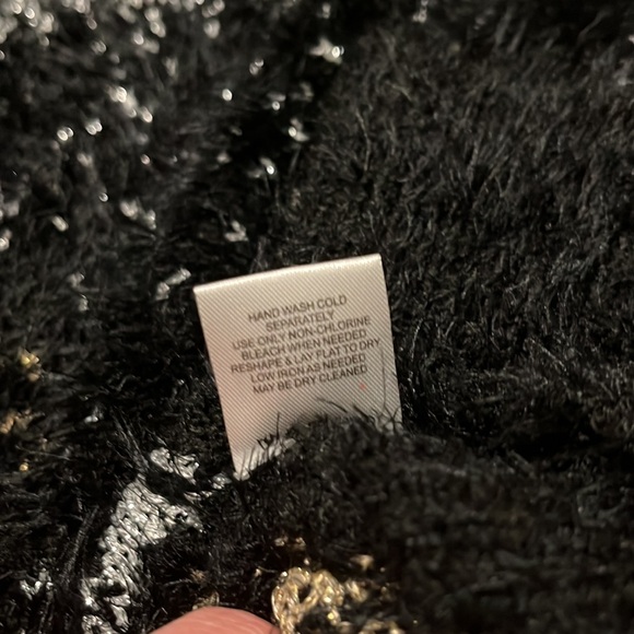 House of Harlow 1960 x Revolve Super Moon Fuzzy Metallic Sweater - Picture 6 of 7